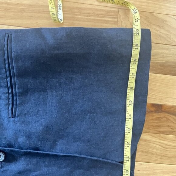 Eddie Bauer 100% Linen Navy Blue Blazer Men's Sz S Preppy Wedding Business - Picture 8 of 10